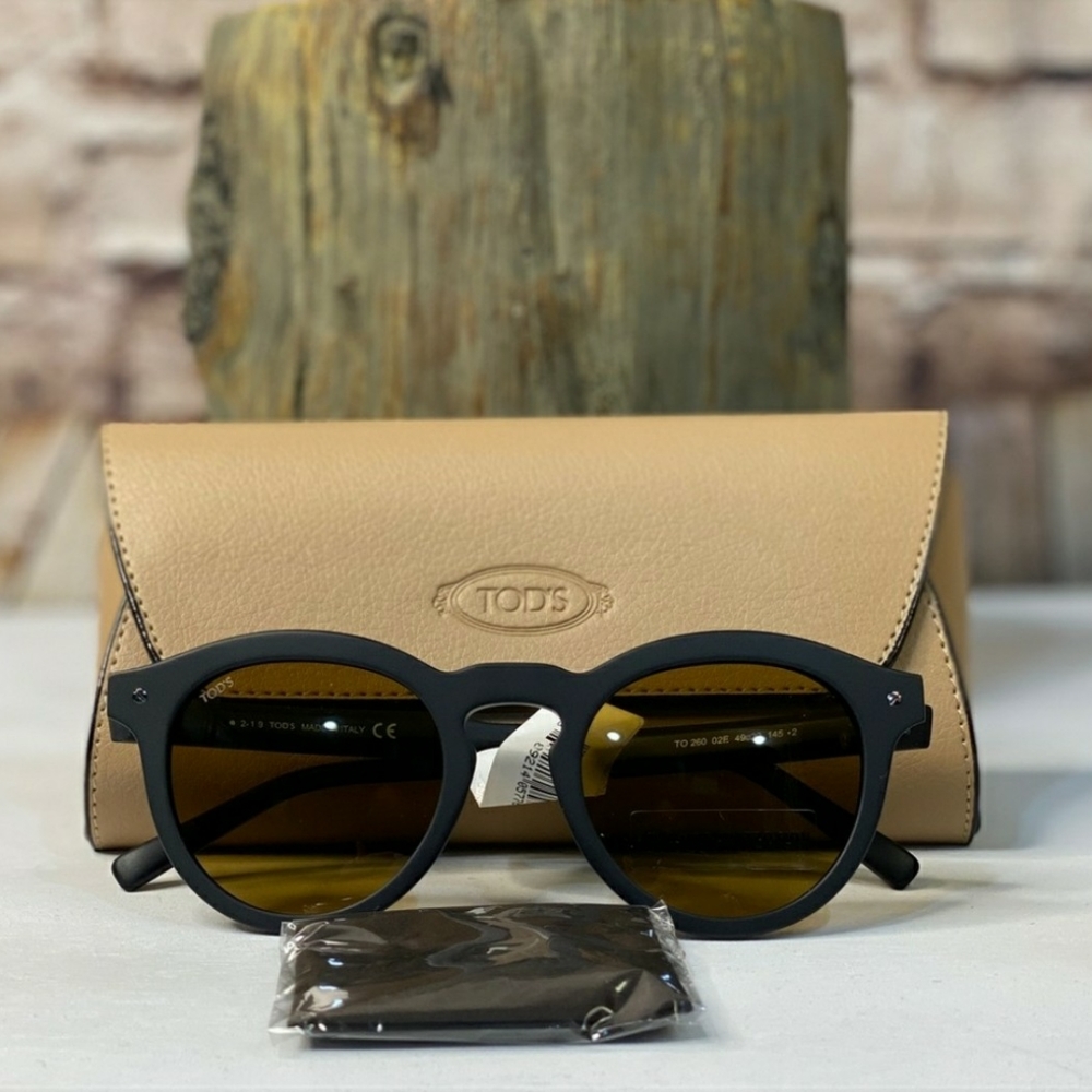 TOD's round sunglasses matte black